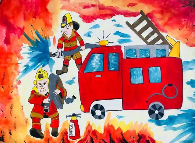 &ldquo;消防安全 伴我成長(zhǎng)&rdquo;主題繪畫(huà)優(yōu)秀作品展播